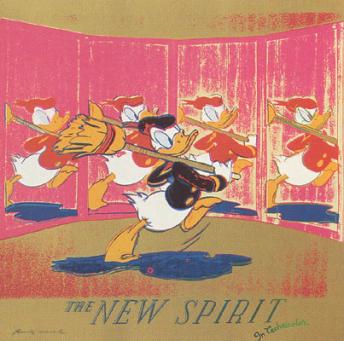 Andy Warhol:Ads: The New Spirit (Donald Duck), F & S II.357